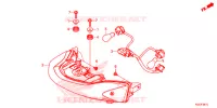 FEUX ARRIERE pour Honda SH 300 I ABS SPECIAL 4ED de 2015