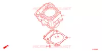 CYLINDRE pour Honda CBR 250 R ABS BLACK de 2011