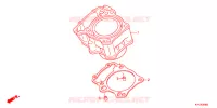 CYLINDRE pour Honda CBR 250 R BLEUE de 2011