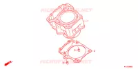 CYLINDRE pour Honda CBR 250 R BLUE de 2011