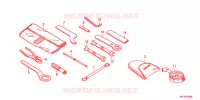OUTIL pour Honda CBR 600 R ABS VERMELHO de 2012