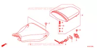 SELLE pour Honda CBR 600 R ABS VERMELHO de 2012