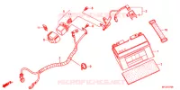 BATTERIE pour Honda CBR 600 R ABS RED de 2012