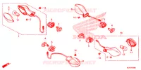 CLIGNOTANT pour Honda CTX 700 N DUAL CLUTCH de 2014