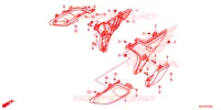 COUVERCLES LATERAUX pour Honda CTX 700 N DUAL CLUTCH de 2014