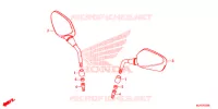 RETROVISEUR pour Honda CTX 700 N DUAL CLUTCH de 2014