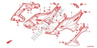 COUVERCLES LATERAUX pour Honda NC 700 X ABS 35KW de 2013
