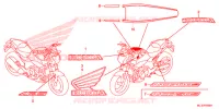 AUTOCOLLANTS pour Honda NC 750 S de 2015