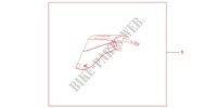 BLANKET XL  pour Honda VISION 110 de 2012