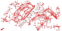 GARDE BOUE ARRIERE pour Honda CROSSRUNNER 800 de 2015