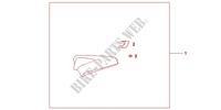 SEAT AS*PDBG/PBK* pour Honda CB 1000 R de 2010