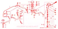 MAITRE CYLINDRE DE FREIN ARRIERE pour Honda CB 1000 R ABS de 2010