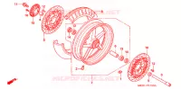 ROUE AVANT pour Honda CB 1300 de 2005