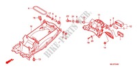 GARDE BOUE ARRIERE pour Honda CBF 1000 F ABS 98HP de 2011