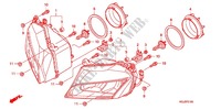 PHARE pour Honda CBF 1000 F ABS 98HP de 2011
