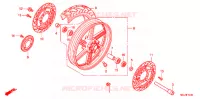 ROUE AVANT pour Honda CBF 1000 F ABS 98HP de 2011