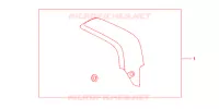 PROTECTION D'ECHAPPEMENT CARBONE pour Honda CBR 600 RR de 2009