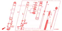 FOURCHE pour Honda CBR 600 RR de 2010