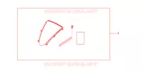 PARE BRISE pour Honda CBR 600 RR de 2010