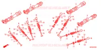 ARBRE A CAMES   SOUPAPE pour Honda PAN EUROPEAN 1300 ABS de 2012