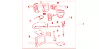 SUPPORT GPS pour Honda PAN EUROPEAN 1300 ABS de 2012