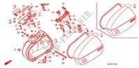SACOCHE DE SELLE pour Honda PAN EUROPEAN 1300 ABS de 2012