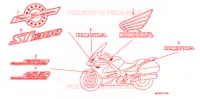 AUTOCOLLANTS pour Honda PAN EUROPEAN 1300 ABS de 2009