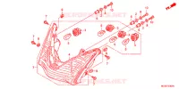 FEUX ARRIERE pour Honda PAN EUROPEAN 1300 ABS de 2009