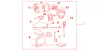 SUPPORT GPS pour Honda PAN EUROPEAN 1300 ABS de 2009