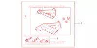 SUPPORT DOSSERET pour Honda VT 750 S de 2011