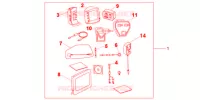 SUPPORT GPS pour Honda TRANSALP 700 de 2010