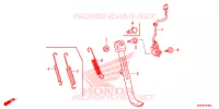 BEQUILLE pour Honda MSX 125 de 2013