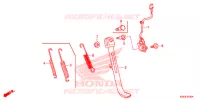 BEQUILLE pour Honda MSX 125 de 2013