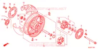 ROUE ARRIERE pour Honda CB 600 F HORNET ABS 34HP de 2013