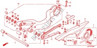 BRAS OSCILLANT pour Honda CROSSRUNNER 800 GRISE de 2012