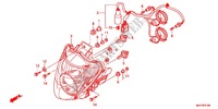 PHARE pour Honda CROSSRUNNER 800 GRISE de 2012