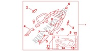 PORTE BAGAGES pour Honda CROSSRUNNER 800 GRISE de 2013