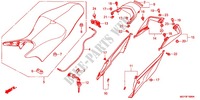 SELLE   CARENAGE ARRIERE pour Honda CROSSRUNNER 800 GRISE de 2012