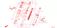 FOURCHE pour Honda ELITE 125 de 2014