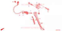BEQUILLE pour Honda CBR 1000 RR FIREBLADE ABS VERMELHO de 2012