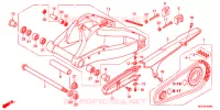 BRAS OSCILLANT pour Honda CBR 1000 RR WHITE de 2014