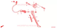 BEQUILLE pour Honda CBR 1000 RR TRICOLOUR de 2014