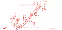 SILENCIEUX D'ECHAPPEMENT pour Honda CB 500 de 2000