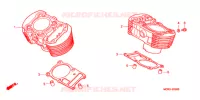 CYLINDRE pour Honda SHADOW VT 750 de 2001