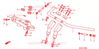 GUIDON   TE DE FOURCHE pour Honda SHADOW VT 750 de 2001