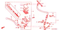 MAITRE CYLINDRE DE FREIN AVANT pour Honda SHADOW VT 750 de 2001