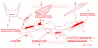 MARQUE  pour Honda CB 1300 ABS FAIRING de 2005