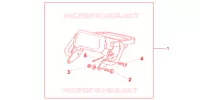 PORTE BAGAGES pour Honda CB 1300 ABS, TETE DE FOURCHE de 2006