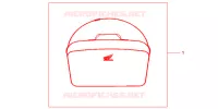 SAC INTERIEUR DE TOP CASE pour Honda SH 150 S de 2008