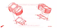 CYLINDRE pour Honda SHADOW VT 750 Kumamoto factory de 2008